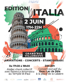 Affiche Edition Italia Villeneuve