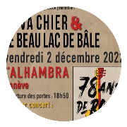 CVC et BLB Affiche du concert du 2.12.2022